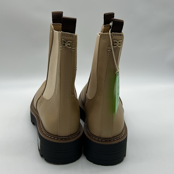 432- Sam Edelman Laguna Chelsea Boots Sesame Color Genuine Leather Size 9 NWT - Picture 7 of 14